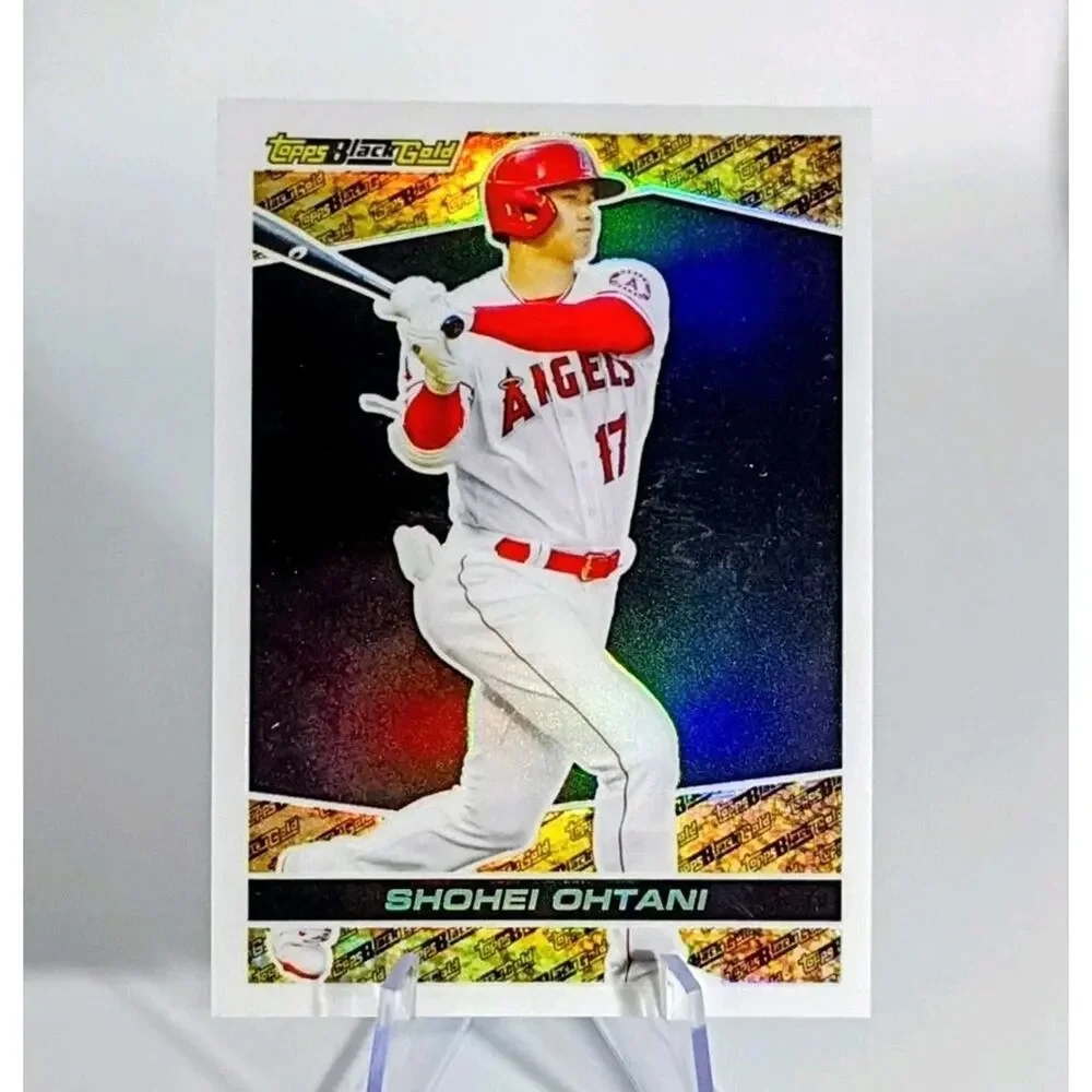 Shohei Ohtani 2021 Topps Chrome Update Series - Target Topps Black Gold #BGC-13